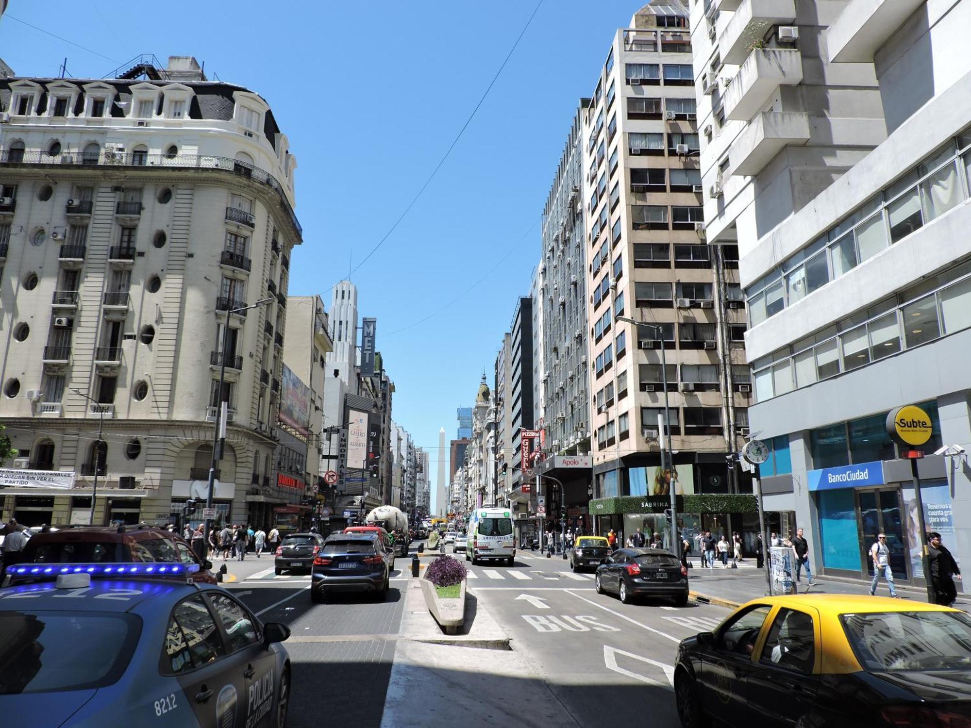 4 Ventanales Sobre La Avenida Corrientes Apartment Buenos Aires Exterior photo